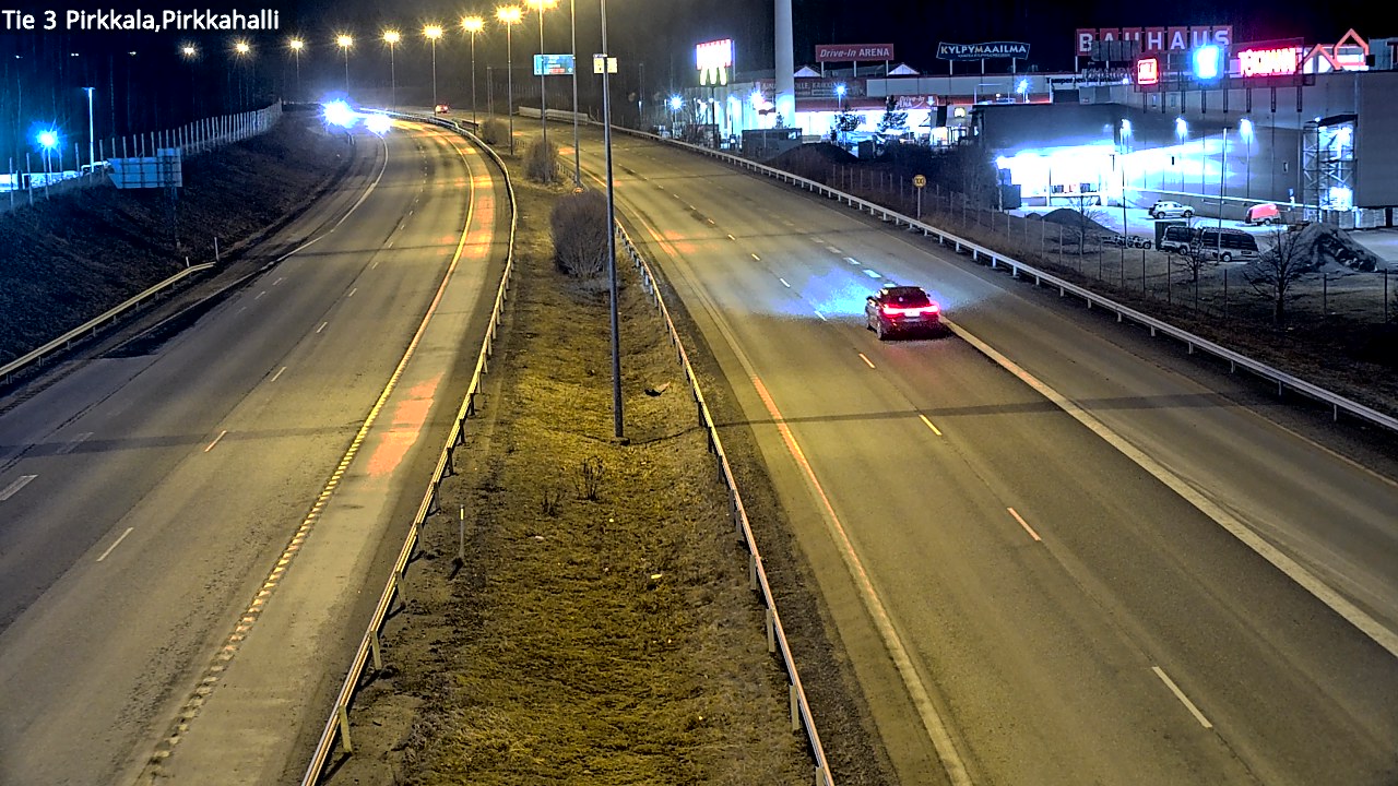 Kelikamerat Kuva Tie 3 Pirkkala, Pirkkahalli, Pirkkala, Pirkanmaa