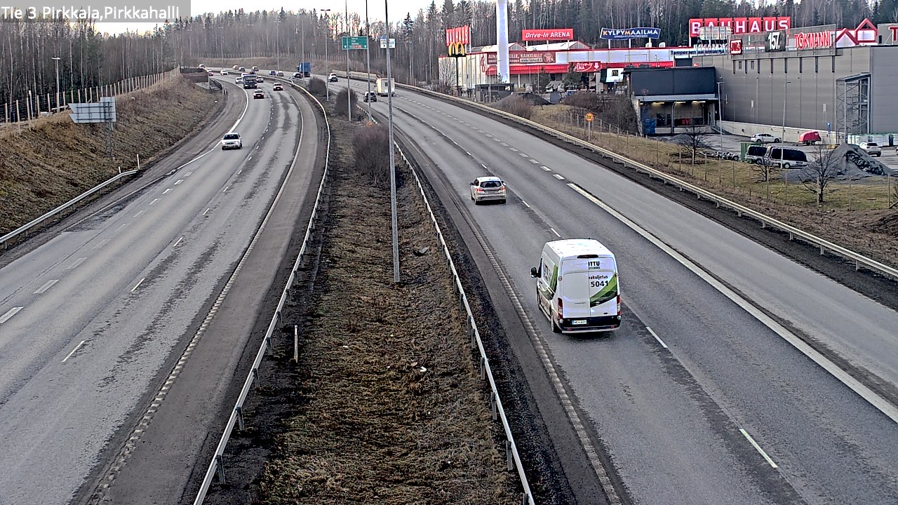 Weather Camera Image Väg 3 Birkala, Pirkkahalli, Pirkkala, Pirkanmaa