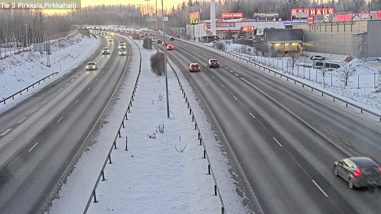 Weather Camera Image Väg 3 Birkala, Pirkkahalli, Pirkkala, Pirkanmaa