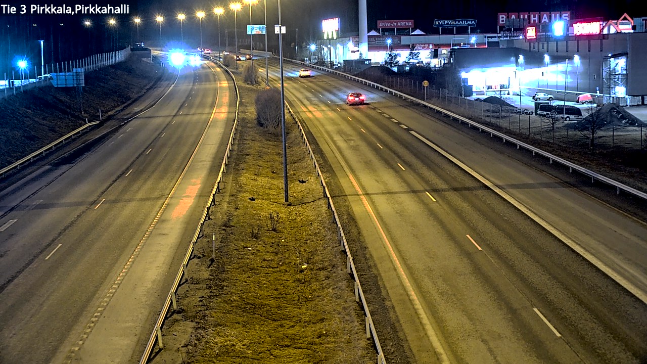 Weather Camera Image Road 3 Pirkkala, Pirkkahalli, Pirkkala, Pirkanmaa