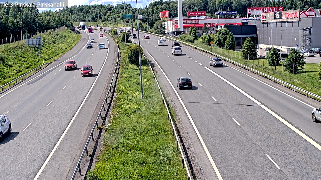 Kelikamerat Kuva Tie 3 Pirkkala, Pirkkahalli, Pirkkala, Pirkanmaa