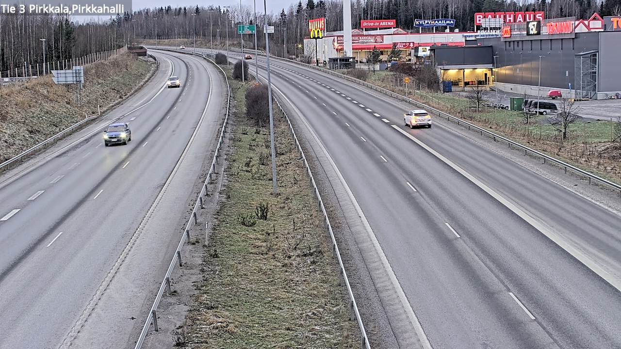 Kelikamerat Kuva Tie 3 Pirkkala, Pirkkahalli, Pirkkala, Pirkanmaa