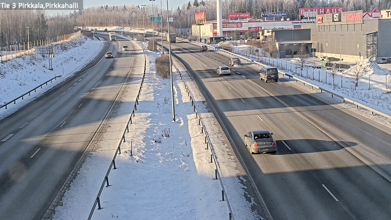 Weather Camera Image Väg 3 Birkala, Pirkkahalli, Pirkkala, Pirkanmaa