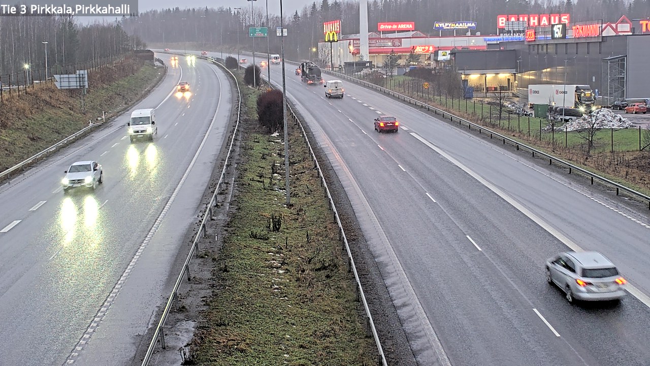 Weather Camera Image Väg 3 Birkala, Pirkkahalli, Pirkkala, Pirkanmaa