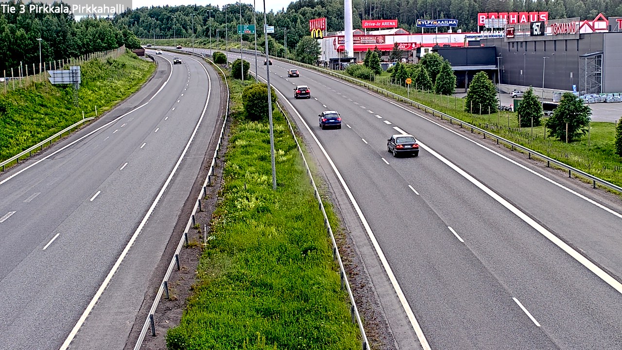 Kelikamerat Kuva Tie 3 Pirkkala, Pirkkahalli, Pirkkala, Pirkanmaa