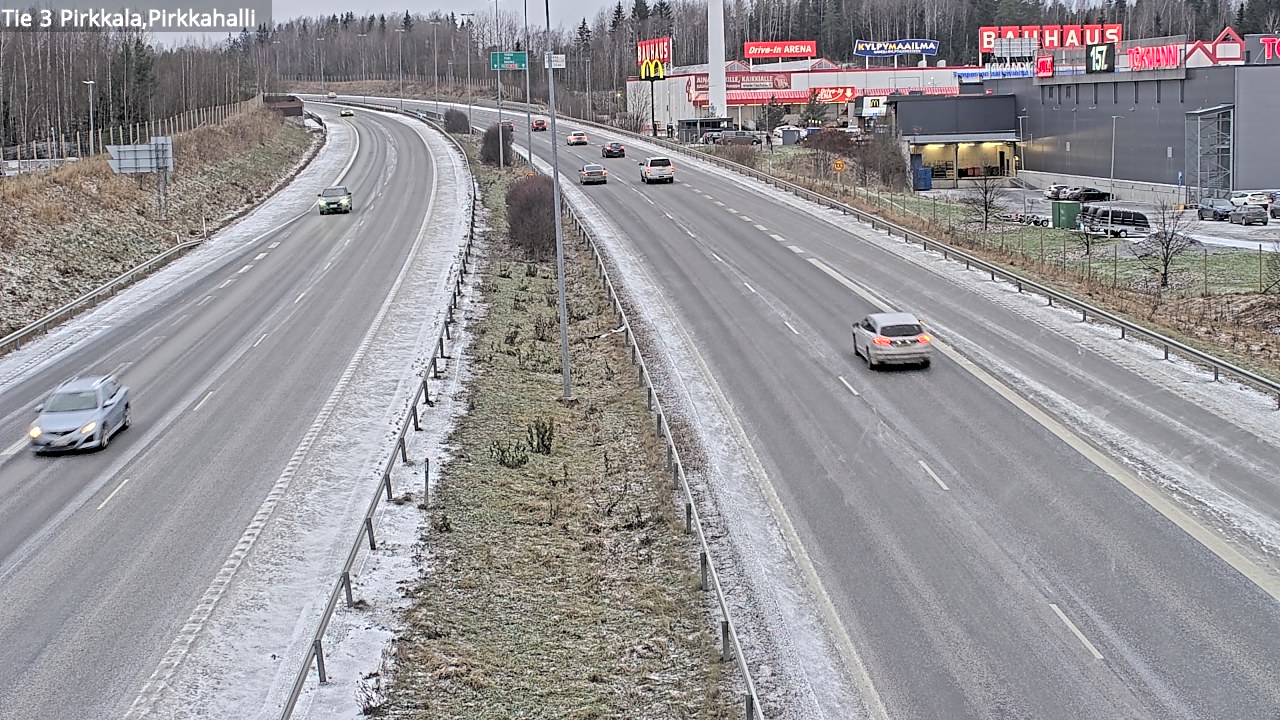 Kelikamerat Kuva Tie 3 Pirkkala, Pirkkahalli, Pirkkala, Pirkanmaa