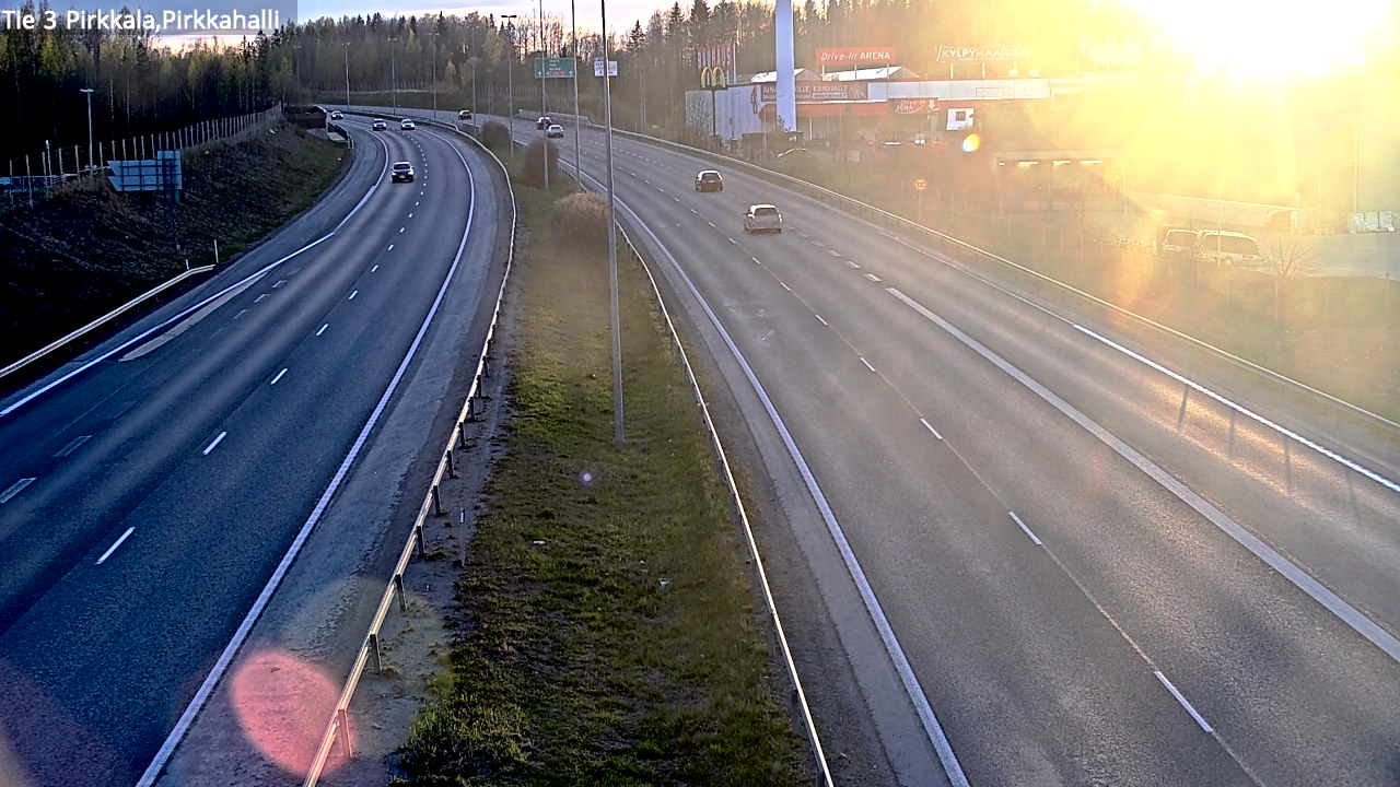 Weather Camera Image Road 3 Pirkkala, Pirkkahalli, Pirkkala, Pirkanmaa