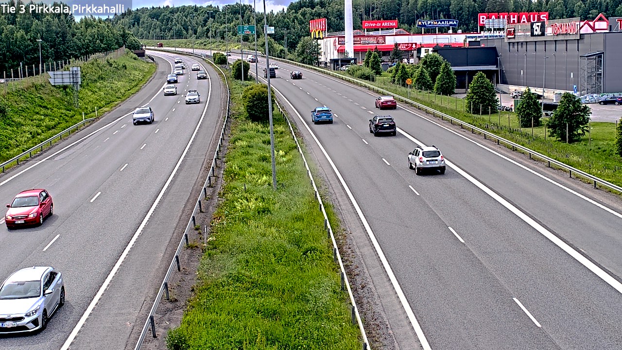 Kelikamerat Kuva Tie 3 Pirkkala, Pirkkahalli, Pirkkala, Pirkanmaa