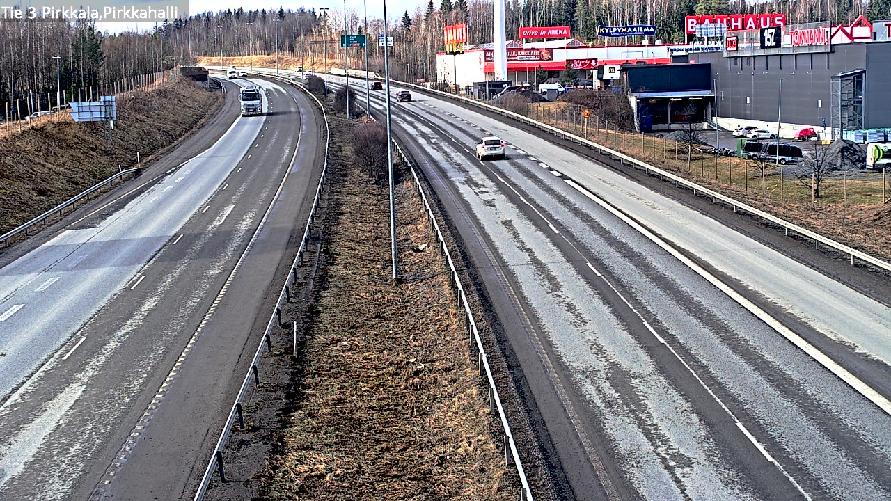 Weather Camera Image Väg 3 Birkala, Pirkkahalli, Pirkkala, Pirkanmaa
