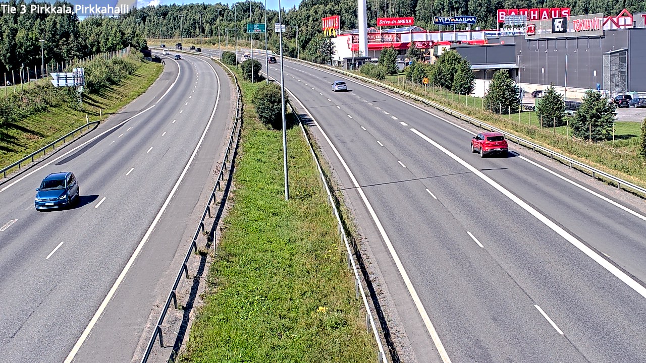 Kelikamerat Kuva Tie 3 Pirkkala, Pirkkahalli, Pirkkala, Pirkanmaa