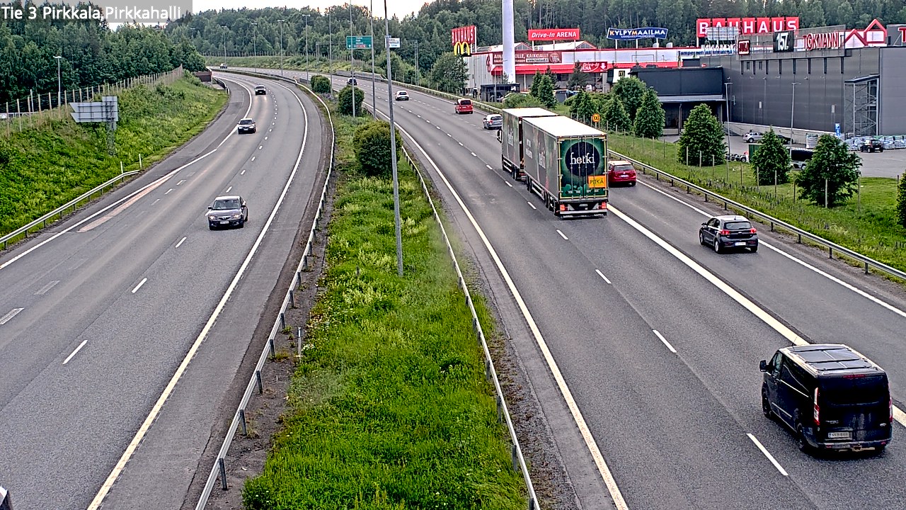 Kelikamerat Kuva Tie 3 Pirkkala, Pirkkahalli, Pirkkala, Pirkanmaa