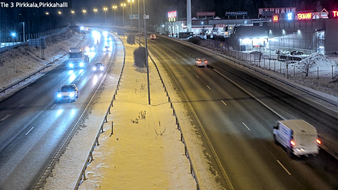 Kelikamerat Kuva Tie 3 Pirkkala, Pirkkahalli, Pirkkala, Pirkanmaa