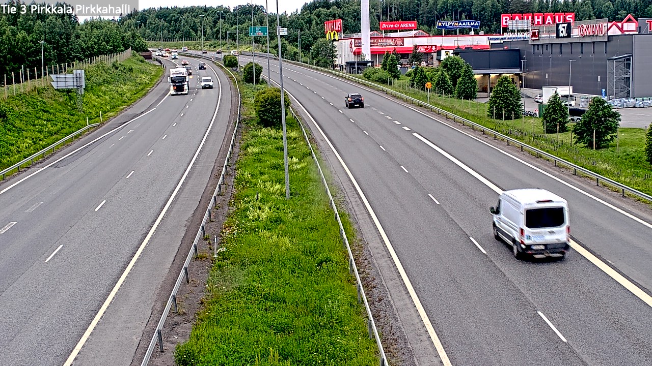 Kelikamerat Kuva Tie 3 Pirkkala, Pirkkahalli, Pirkkala, Pirkanmaa