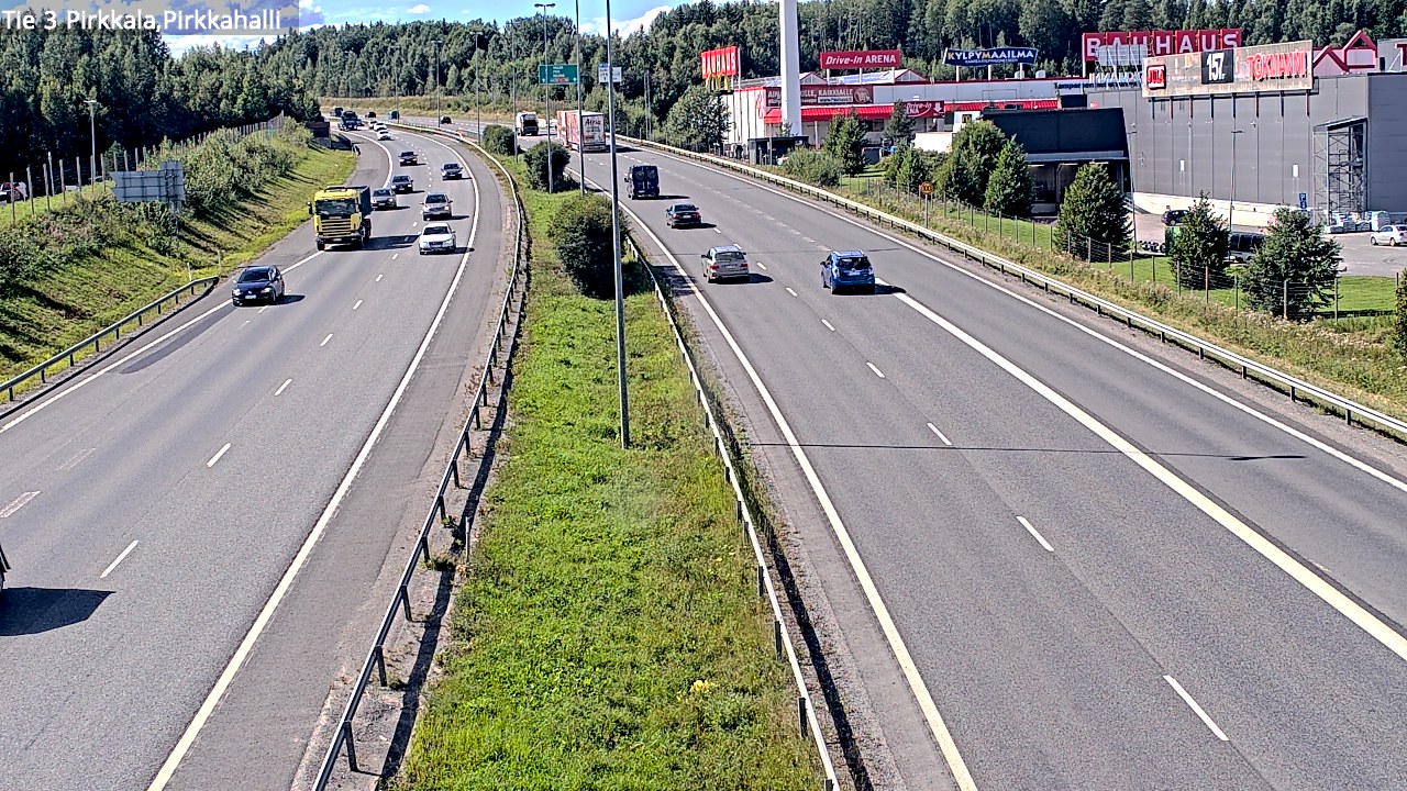 Kelikamerat Kuva Tie 3 Pirkkala, Pirkkahalli, Pirkkala, Pirkanmaa