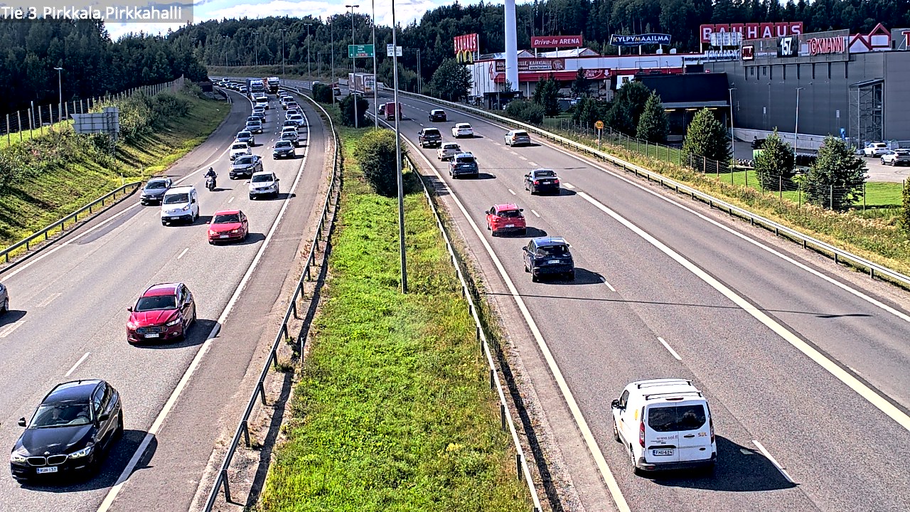Kelikamerat Kuva Tie 3 Pirkkala, Pirkkahalli, Pirkkala, Pirkanmaa