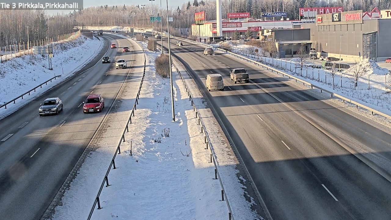 Weather Camera Image Väg 3 Birkala, Pirkkahalli, Pirkkala, Pirkanmaa