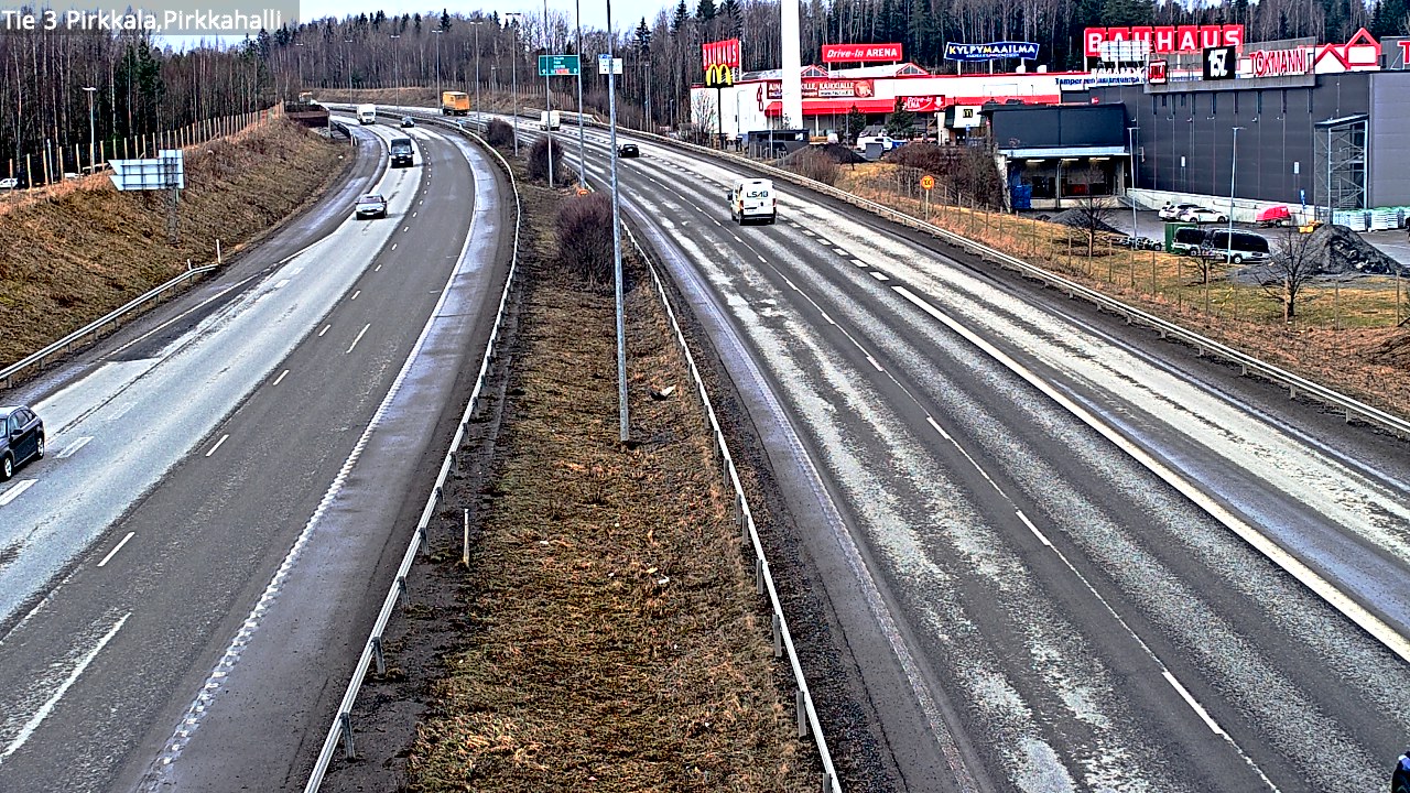 Weather Camera Image Väg 3 Birkala, Pirkkahalli, Pirkkala, Pirkanmaa
