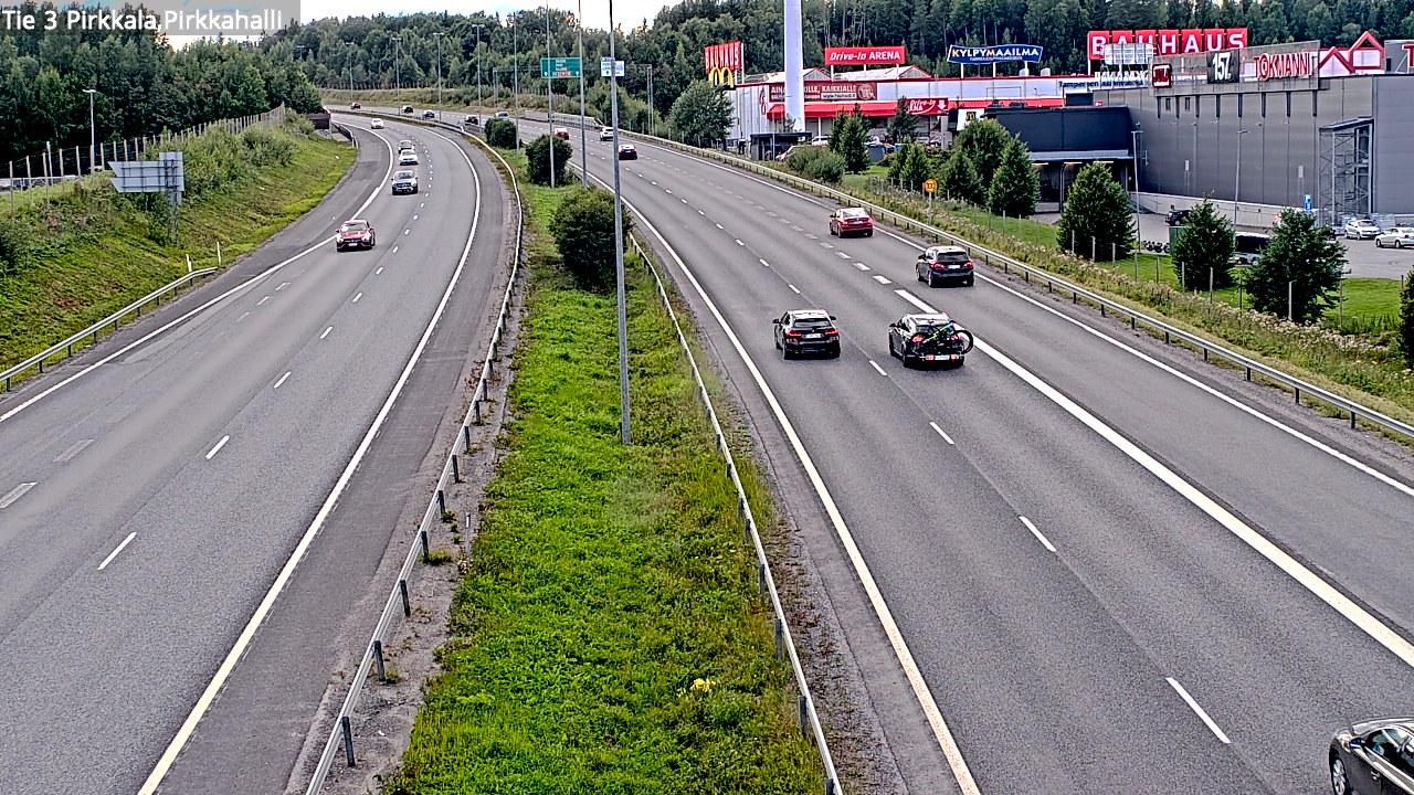 Kelikamerat Kuva Tie 3 Pirkkala, Pirkkahalli, Pirkkala, Pirkanmaa