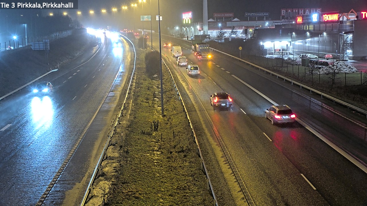 Weather Camera Image Väg 3 Birkala, Pirkkahalli, Pirkkala, Pirkanmaa