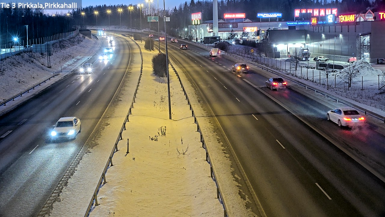 Weather Camera Image Road 3 Pirkkala, Pirkkahalli, Pirkkala, Pirkanmaa