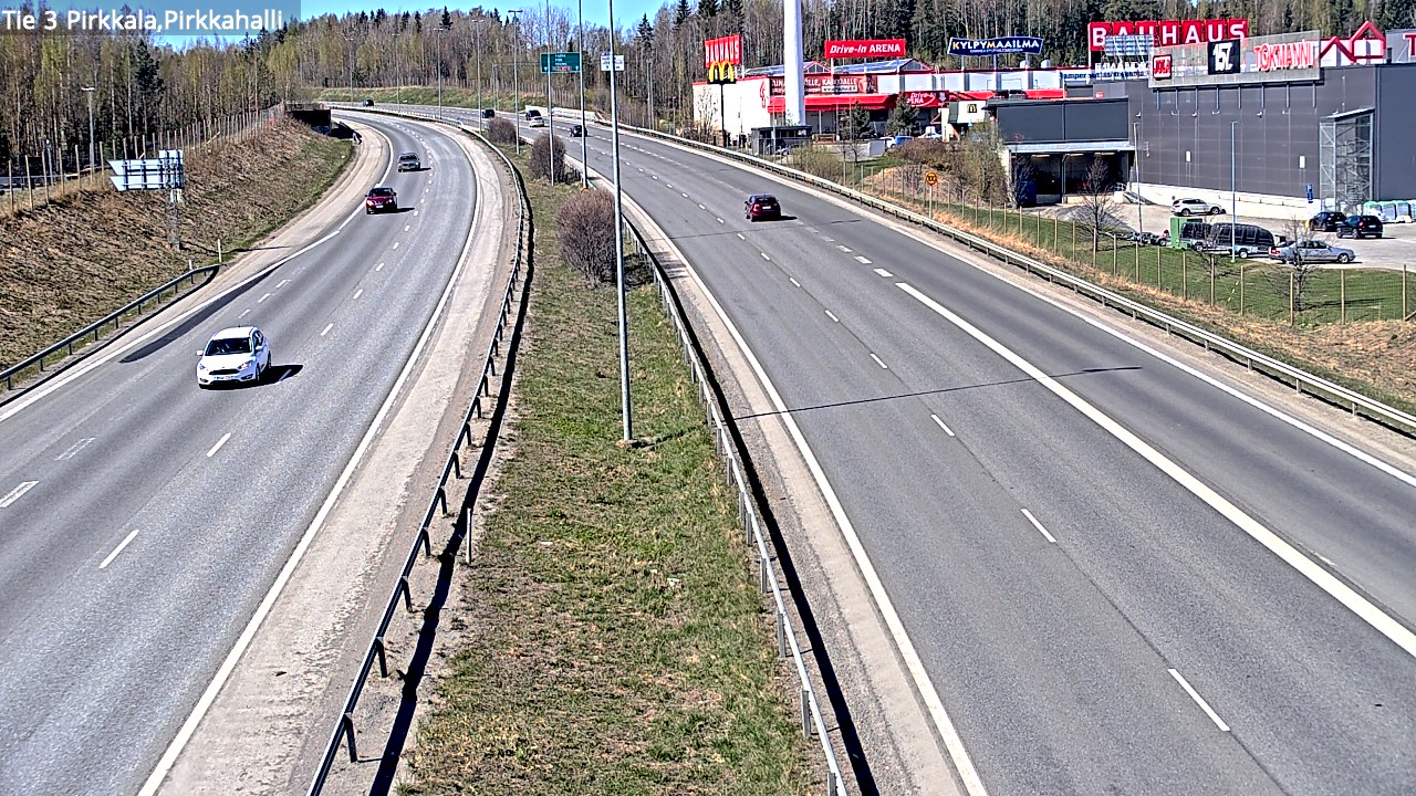 Weather Camera Image Road 3 Pirkkala, Pirkkahalli, Pirkkala, Pirkanmaa