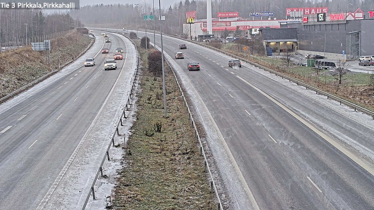 Kelikamerat Kuva Tie 3 Pirkkala, Pirkkahalli, Pirkkala, Pirkanmaa