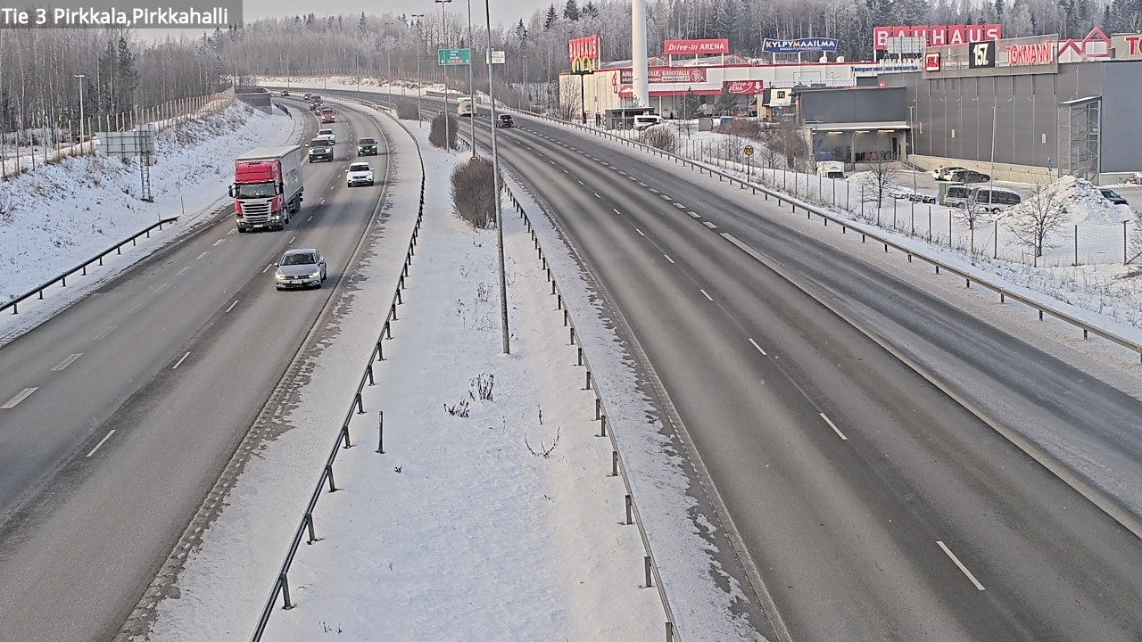Weather Camera Image Väg 3 Birkala, Pirkkahalli, Pirkkala, Pirkanmaa