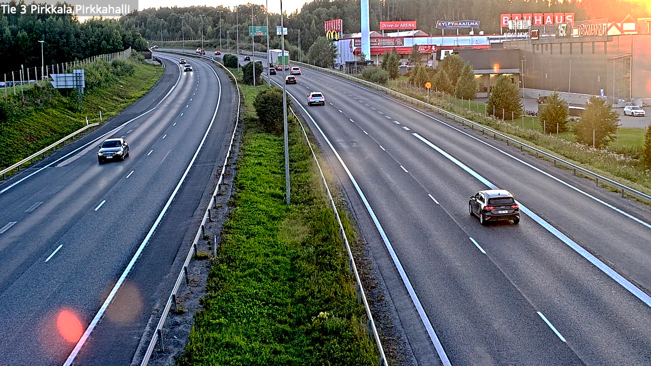 Kelikamerat Kuva Tie 3 Pirkkala, Pirkkahalli, Pirkkala, Pirkanmaa