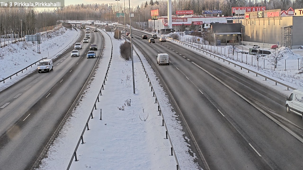 Kelikamerat Kuva Tie 3 Pirkkala, Pirkkahalli, Pirkkala, Pirkanmaa