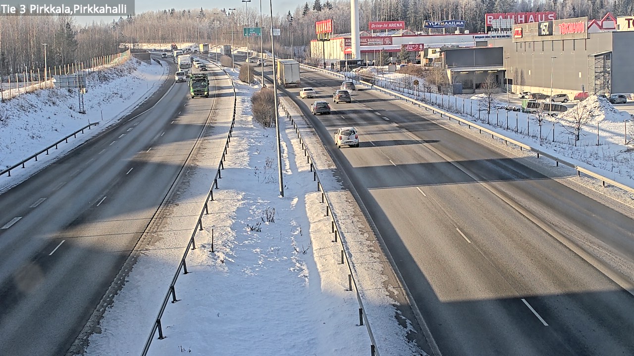 Weather Camera Image Väg 3 Birkala, Pirkkahalli, Pirkkala, Pirkanmaa
