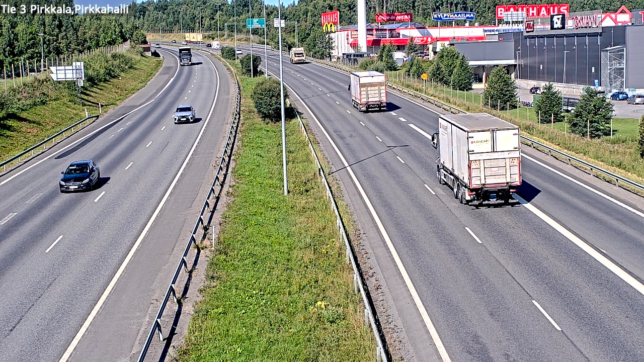 Kelikamerat Kuva Tie 3 Pirkkala, Pirkkahalli, Pirkkala, Pirkanmaa