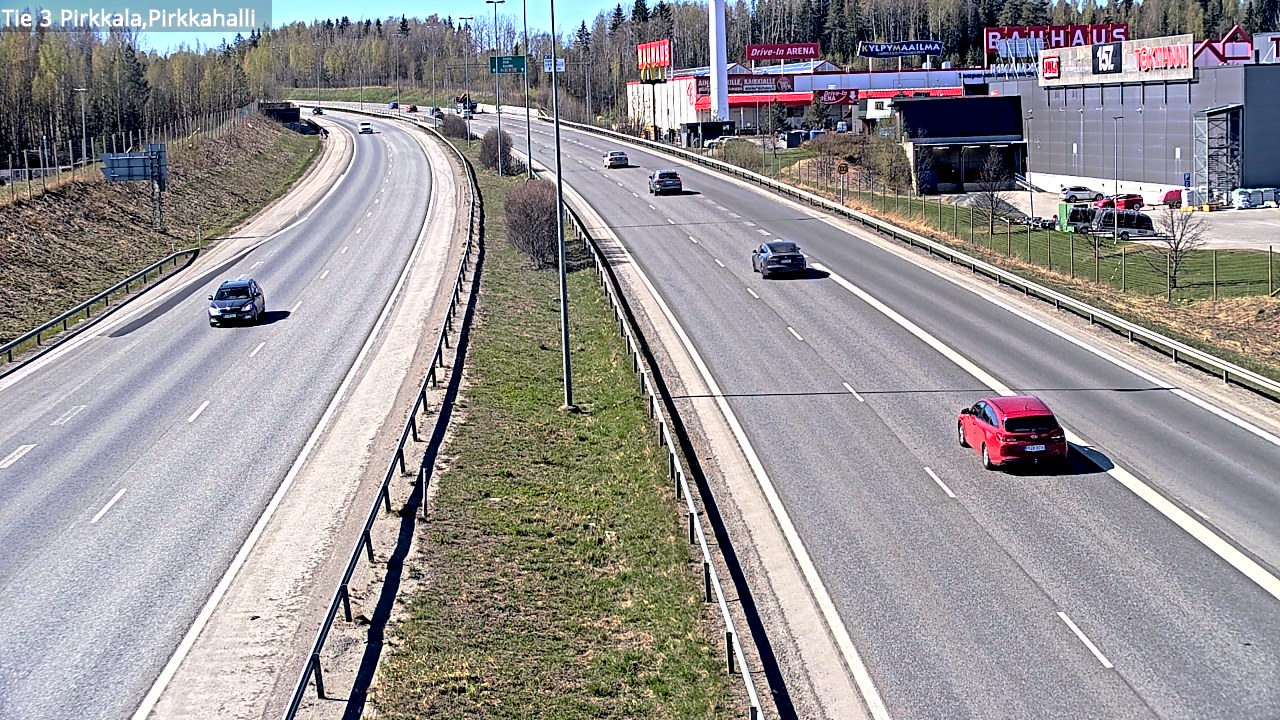 Weather Camera Image Road 3 Pirkkala, Pirkkahalli, Pirkkala, Pirkanmaa