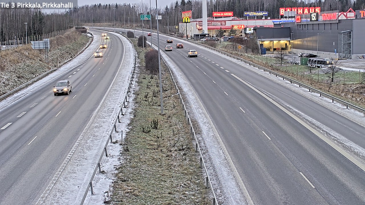 Kelikamerat Kuva Tie 3 Pirkkala, Pirkkahalli, Pirkkala, Pirkanmaa