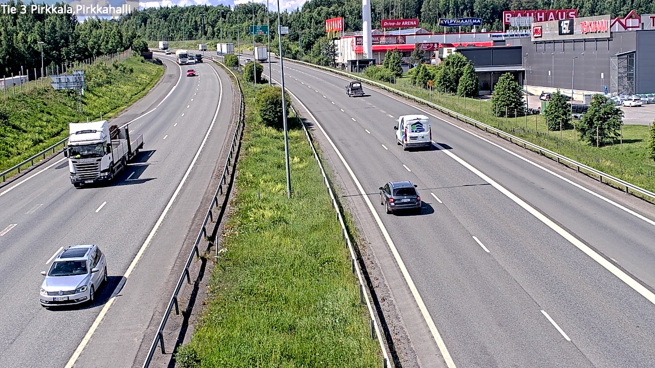 Kelikamerat Kuva Tie 3 Pirkkala, Pirkkahalli, Pirkkala, Pirkanmaa