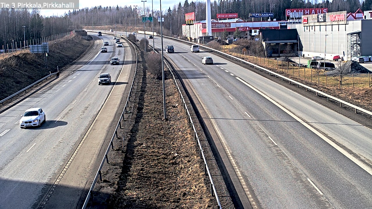 Weather Camera Image Väg 3 Birkala, Pirkkahalli, Pirkkala, Pirkanmaa