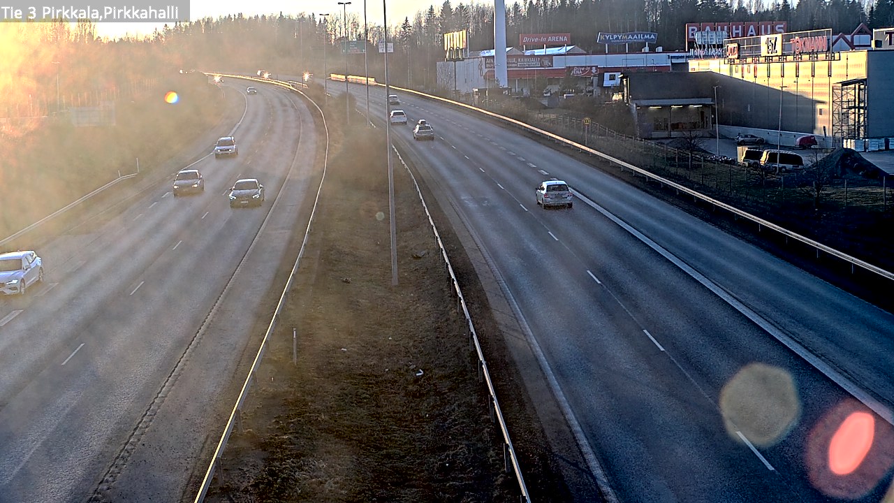 Weather Camera Image Road 3 Pirkkala, Pirkkahalli, Pirkkala, Pirkanmaa