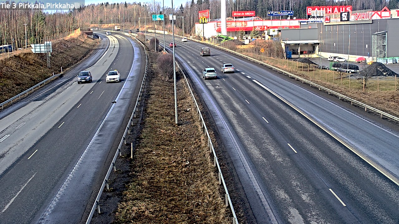 Weather Camera Image Väg 3 Birkala, Pirkkahalli, Pirkkala, Pirkanmaa