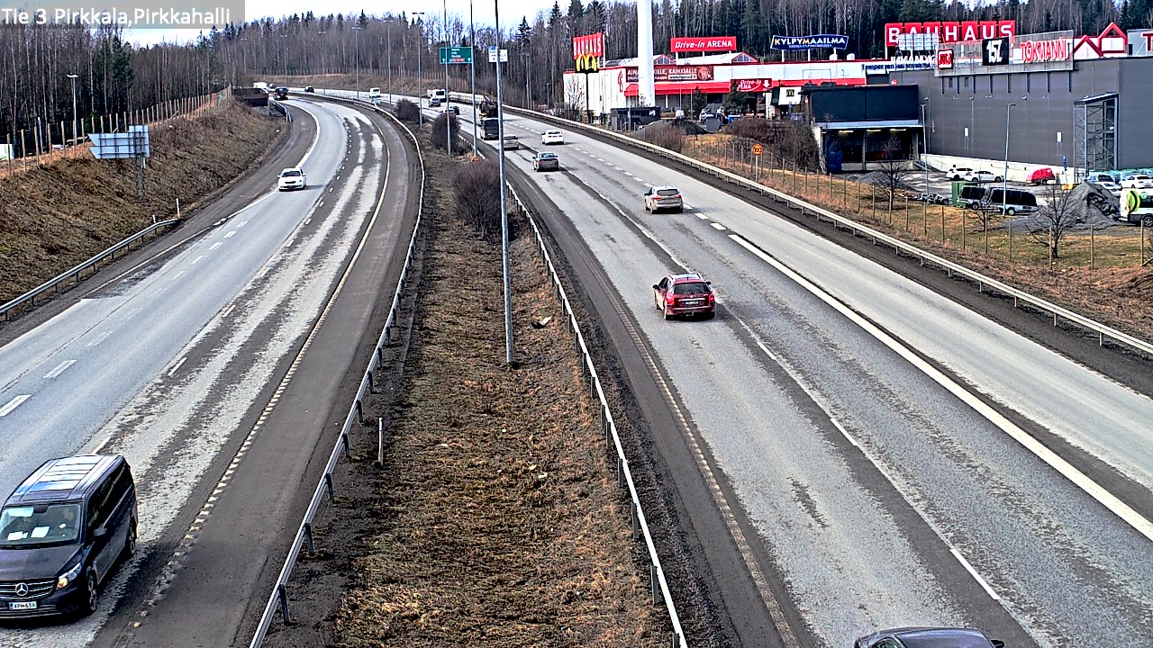 Weather Camera Image Väg 3 Birkala, Pirkkahalli, Pirkkala, Pirkanmaa