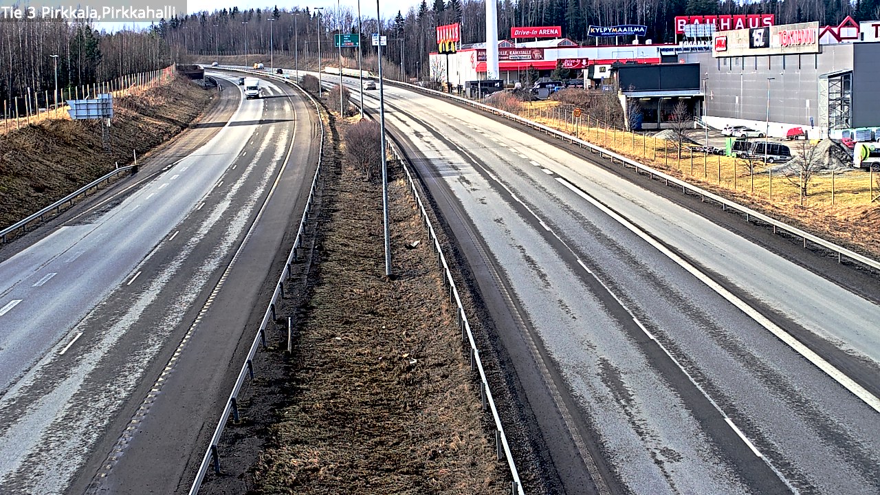 Weather Camera Image Väg 3 Birkala, Pirkkahalli, Pirkkala, Pirkanmaa