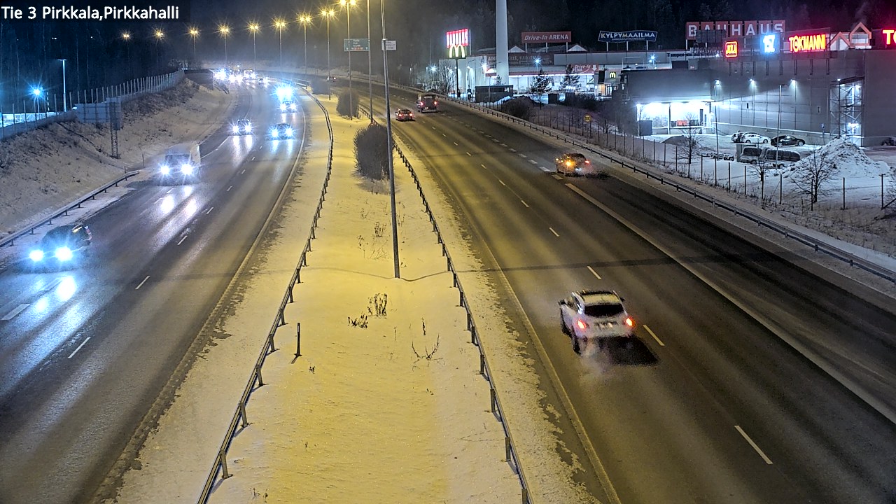 Kelikamerat Kuva Tie 3 Pirkkala, Pirkkahalli, Pirkkala, Pirkanmaa