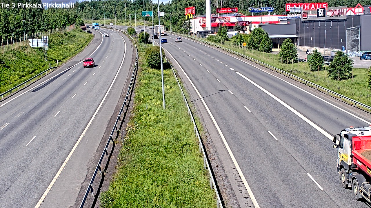 Kelikamerat Kuva Tie 3 Pirkkala, Pirkkahalli, Pirkkala, Pirkanmaa