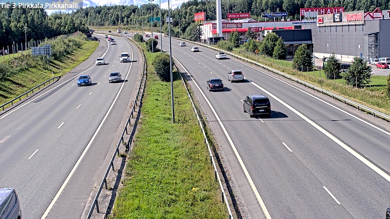Kelikamerat Kuva Tie 3 Pirkkala, Pirkkahalli, Pirkkala, Pirkanmaa