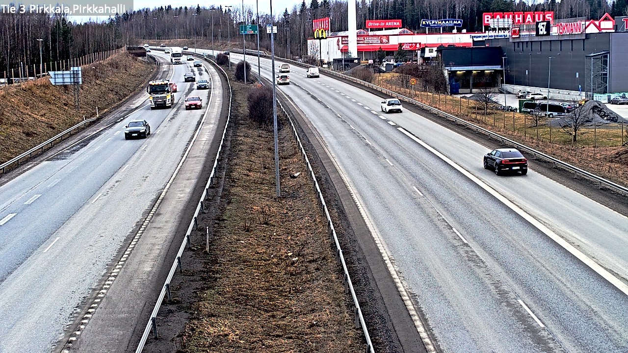 Kelikamerat Kuva Tie 3 Pirkkala, Pirkkahalli, Pirkkala, Pirkanmaa