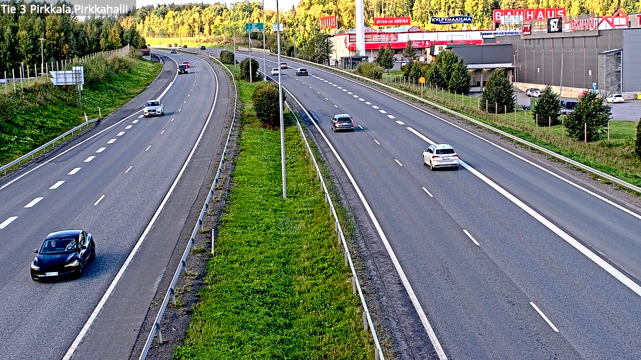 Kelikamerat Kuva Tie 3 Pirkkala, Pirkkahalli, Pirkkala, Pirkanmaa