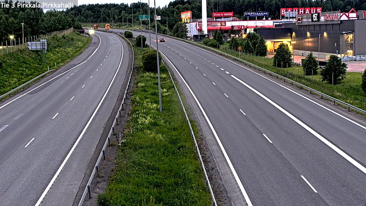 Kelikamerat Kuva Tie 3 Pirkkala, Pirkkahalli, Pirkkala, Pirkanmaa