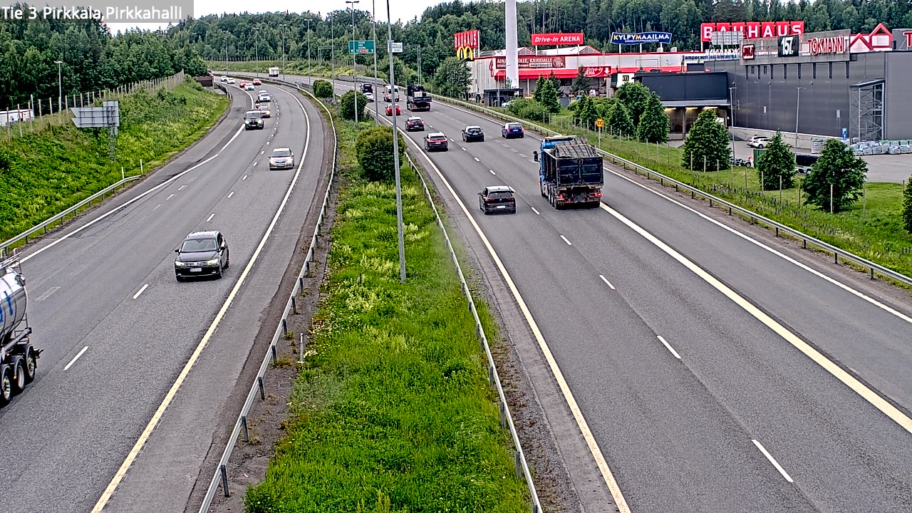 Kelikamerat Kuva Tie 3 Pirkkala, Pirkkahalli, Pirkkala, Pirkanmaa