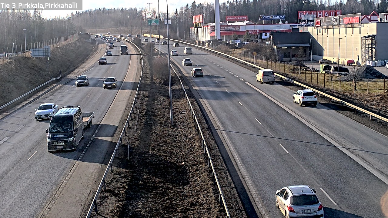 Weather Camera Image Väg 3 Birkala, Pirkkahalli, Pirkkala, Pirkanmaa