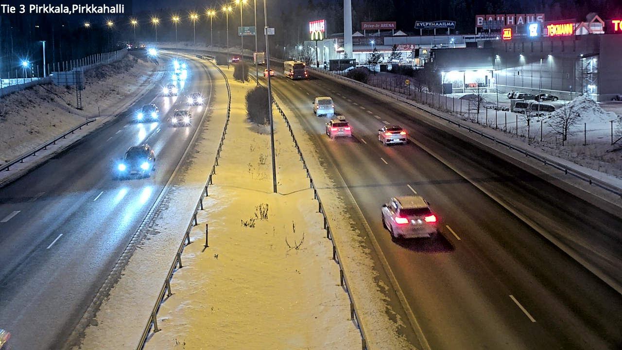 Kelikamerat Kuva Tie 3 Pirkkala, Pirkkahalli, Pirkkala, Pirkanmaa