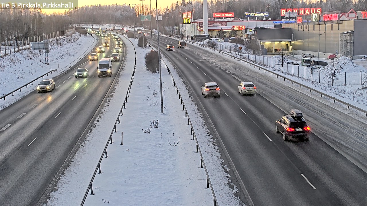 Kelikamerat Kuva Tie 3 Pirkkala, Pirkkahalli, Pirkkala, Pirkanmaa