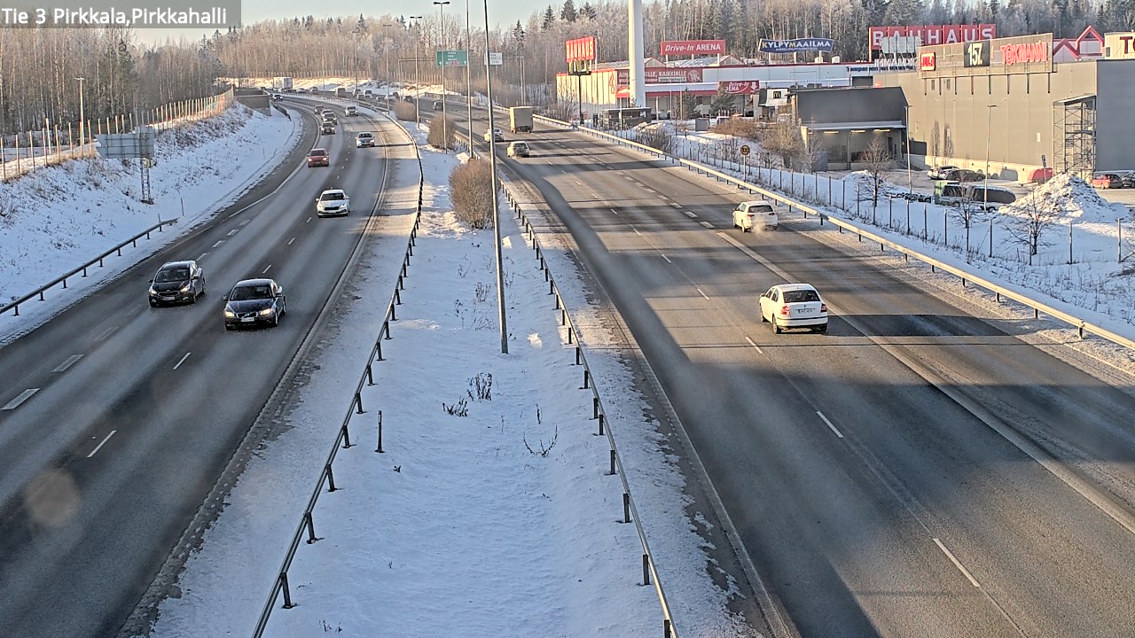 Weather Camera Image Väg 3 Birkala, Pirkkahalli, Pirkkala, Pirkanmaa